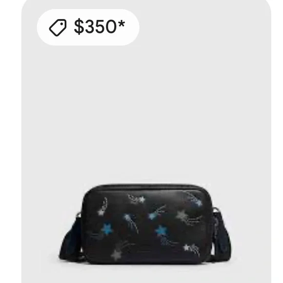 ☆COACH☆CARRIER PHONE CROSSBODY WITH SHOOTING STAR PRINT 🌠Coach Carrier Phone Crossbody with Shooting Star Print